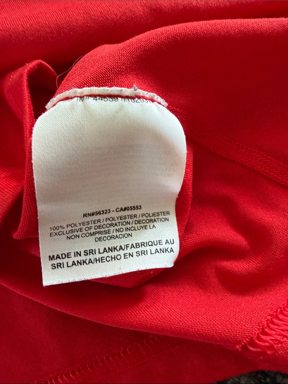 Nike Red Women's Dri-FIT Athletic Tank Top - Picture 6 of 14
